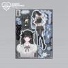 Guka Spicy Girl Stickers: 25 Domi Maid Characters for Phone & DIY Decor, Journal Gifts