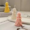 Christmas Princess Silicone Candle Mold 3D Little Girl Portrait Plaster Crafts Resin Molds DIY Soap Chocolate Ice Cube Tool