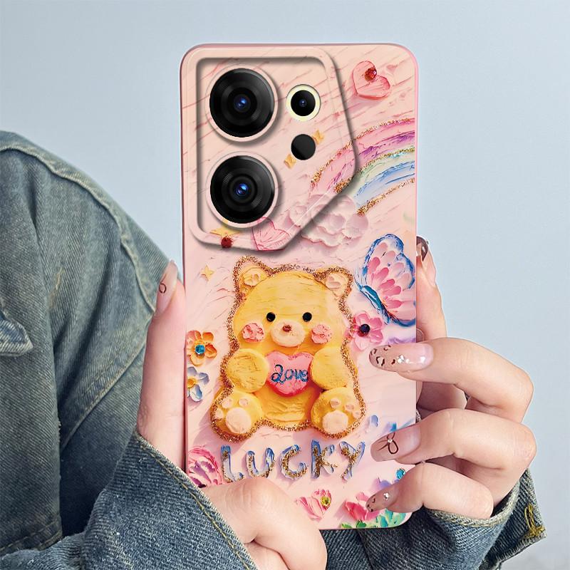 For Tecno Camon 20Premier 5G Phone Case 20 Premier 5G CK9n Cover Silicone Sweet Painted Shell Cartoon Funda Printed Casing Coque