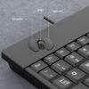 Industrial 88Key Slim Profile Keyboards With Opticals Trackings Ball 3 Button Mouse Ergonomic Waterproof USB Wireds Design
