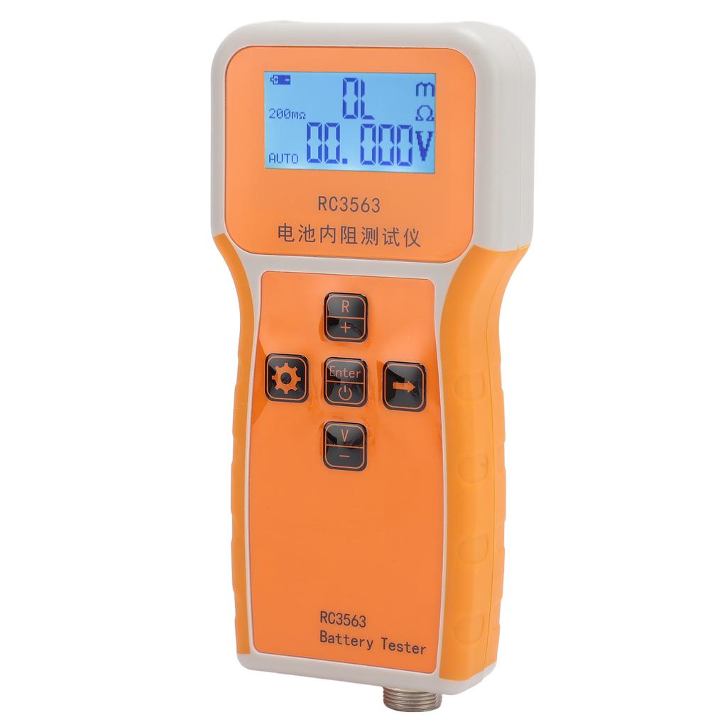 RC3563 Batteritestare Hög Noggrannhet Handhållen Batteriinternmotståndstestare med LCD-display