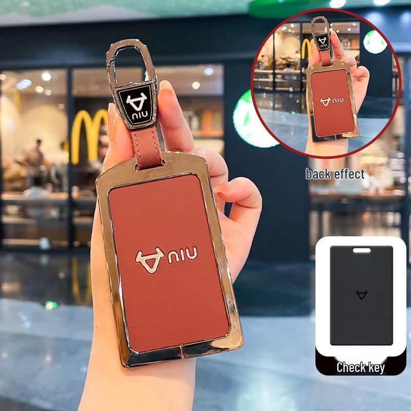 Compatible Electric Key Case for Cow Models U2UQI+ and 2024 NXT/MQiL with NFC Induction and Metal Buckle