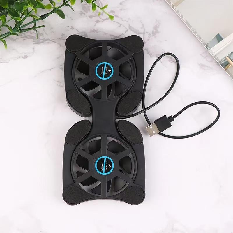 USB Mini Laptop Fan Stand Laptop Foldable Fan Cooler Laptop Cooler Master Laptop Protective Pad Non-Slip Stand Accessories