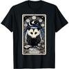 Opossum Tarot Card Goth Possum Witchcraft Gothic Occult Graphic Tee for Men