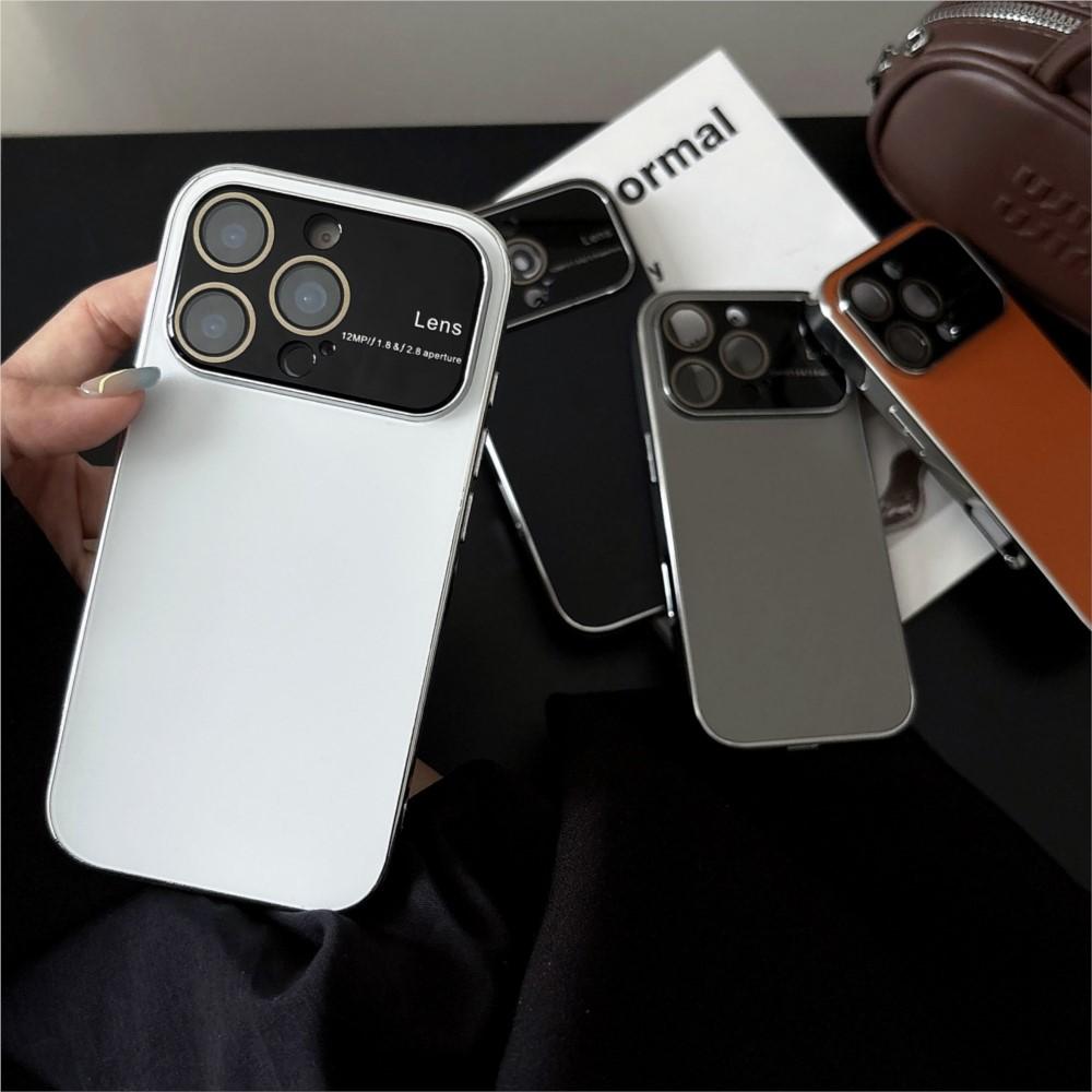 Neue AG mattierte Handyhülle für iPhone 17 Air 16 15 14 13 Pro Max Großes Fenster Glas Linsenschutz Stoßfest Hartschalenabdeckung