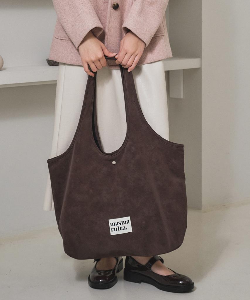 Masmarulez Loose Fit Big Shoulder Bag_Vintage Mocha Brown