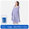 Women's Quick-Dry Candy Stripes Bath Towel - Pure Cotton, Thickened Coral Fleece, Absorbent & Large Size