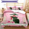 3pcs AKA Logo9 Pattern Bedding Set Duvet Cover Set Includes Duvet Cover &pillowcases, Perfect All Season Bedroom Decoration & Gift