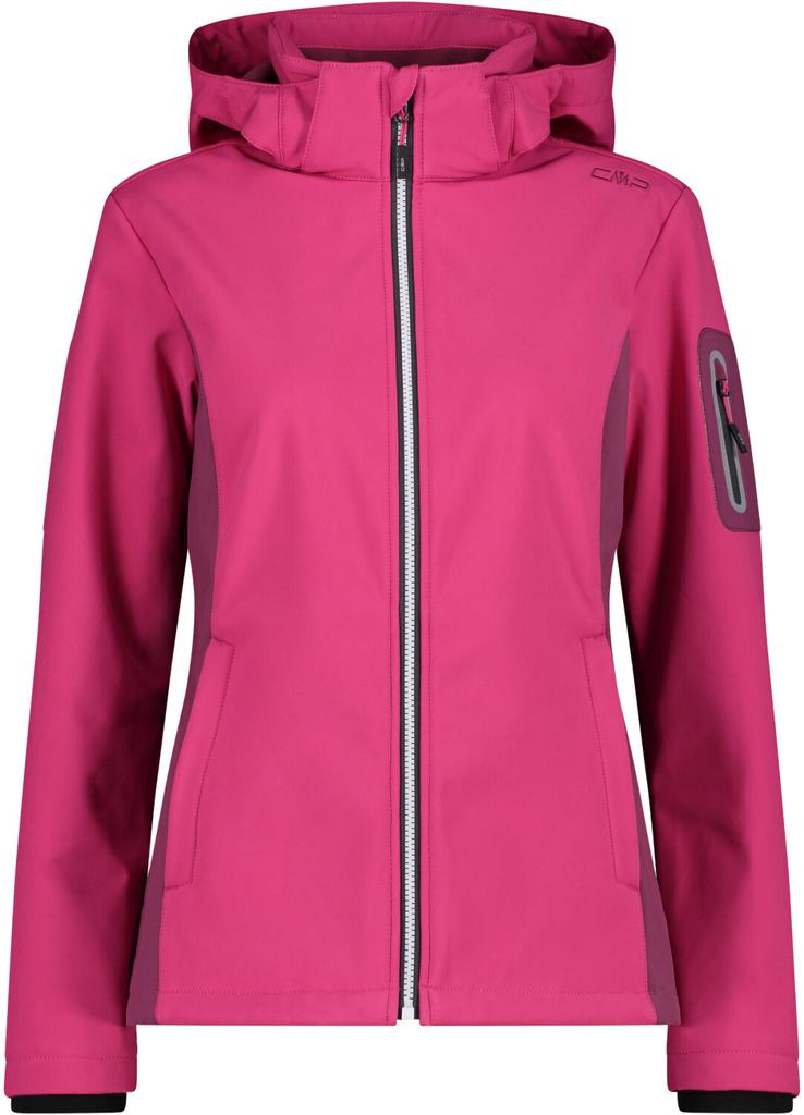 Куртка CMP Softshell Jacket Zip Hood Women (39A5006) фуксия