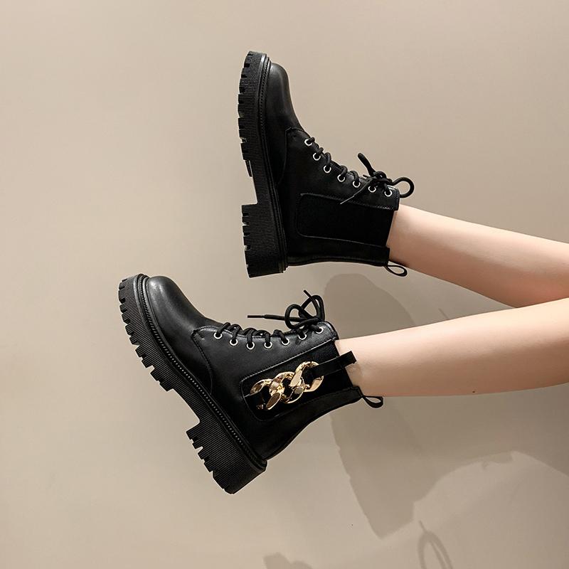 Women's Winter Fashion Boots Side Zip Round Head Keep Warm Women Shoes Middle Follow Square Heel Outdoor Leisure Comfortable
