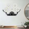 Stylish Wall Mounted Towel Holder with Large Capacity for Kitchen Bathroom