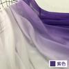 Gradient Chiffon Fabric By The Meter For Clothes Skirts Dresses Sewing Black White Blue Summer Cloth Thin Drape Transition Color