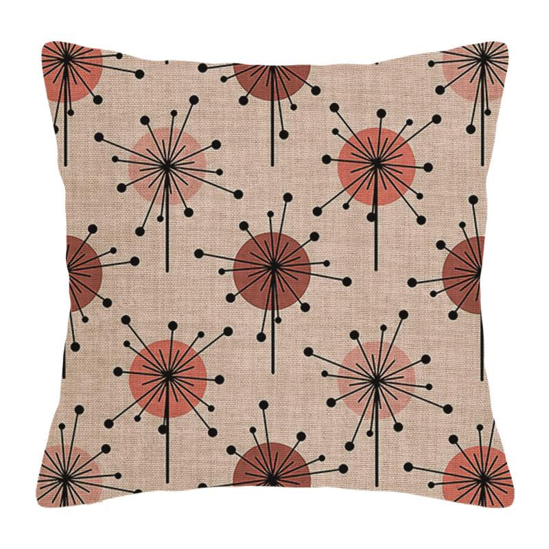 Home Decor Abstract & Geometric Patterned Pillow Covers Pattern Cushion Cover Suitable For Sofa Bedroom Car Pillow Cover