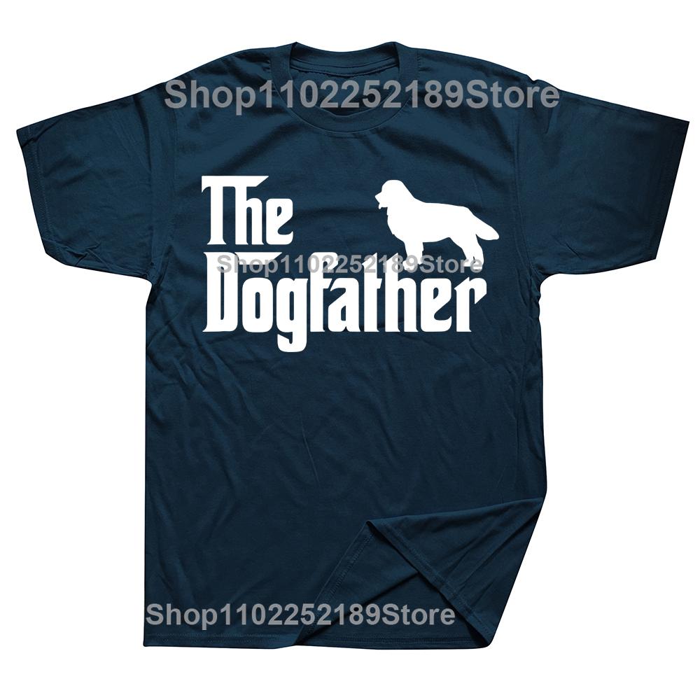 Neuheit Berner Sennenhund The DogFather T-Shirts Grafik Baumwolle Streetwear Kurzarm Geburtstagsgeschenke Sommerstil T-Shirt