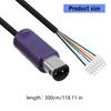 High Purity Copper Cores Cable Ensuring 0 Delay Flexible 3 Meter Extension Cable Stable Signal Transmission for Game