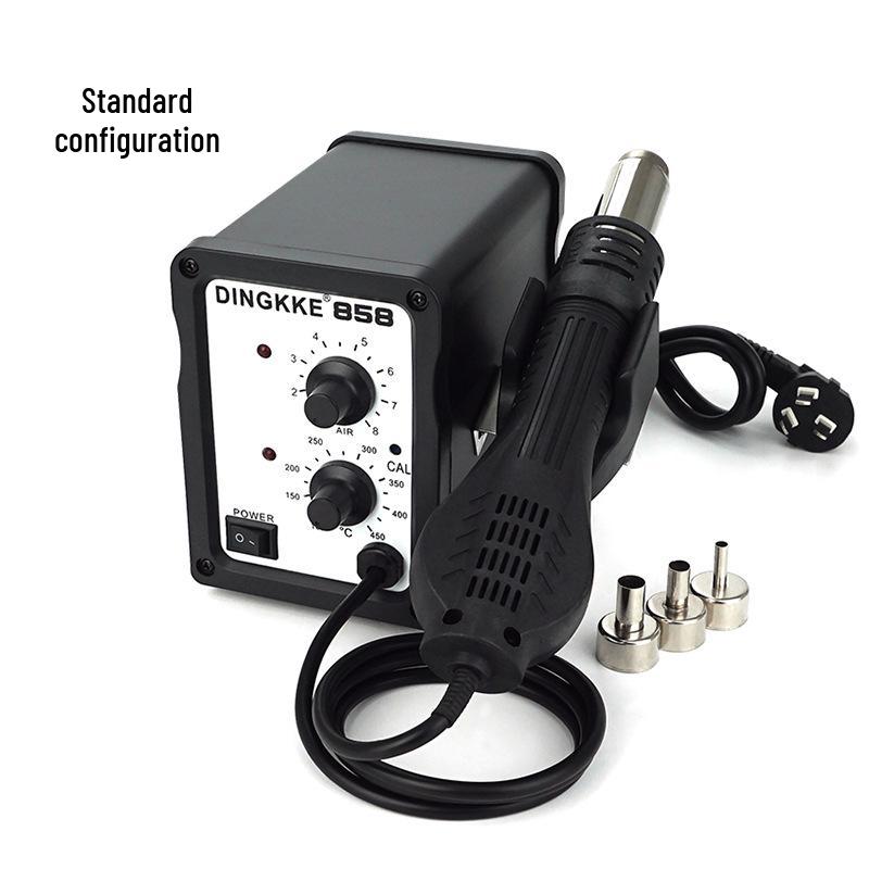858D/8586 2-in-1 700W Digital Hot Air Gun Desoldering Station with Adjustable Temperature Soldering Iron.