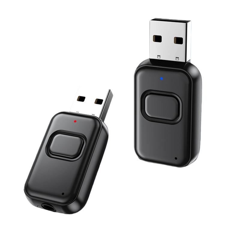 Neuer 4-in-1 Bluetooth 5.4 Sender & Empfänger Audio-Adapter für Autos mit Anruffunktion.