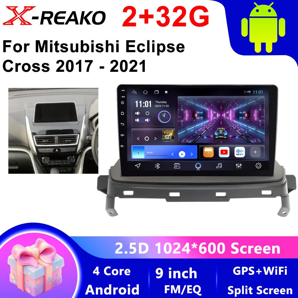 

Android Head Unit For Mitsubishi Eclipse Cross 2017 - 2021 Carplay Auto Car Radio Multimedia Video Player Navigation GPS 4G WIFI QLED 4 core 2GB+32GB CP