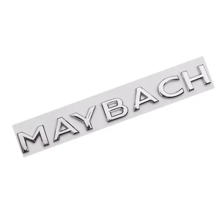 car Emblem Letter front hood Rear Tailgate trunk badge sticker For Mercedes benz Maybach Decal styling Accessories1