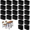 24lots Rubber Furniture Leg Cover Antislip Universals Chair Leg Protectors for Homes Office Library Use