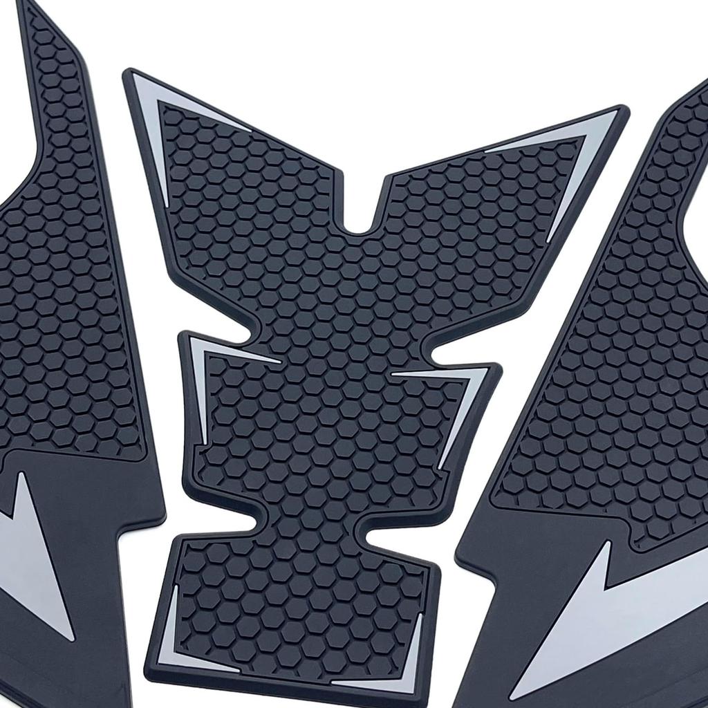 motokano Tank Pad for YZF-R25 and YZF-R3 (2019-2025) - Traction Pad (Gray)