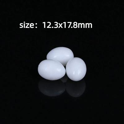 10Pcs Plastic Lifelike Simulation Bird Eggs Pigeon Quail Fake Egg Aviculture Tools Nest Hatching Eggs Pet Bird Training Supplies