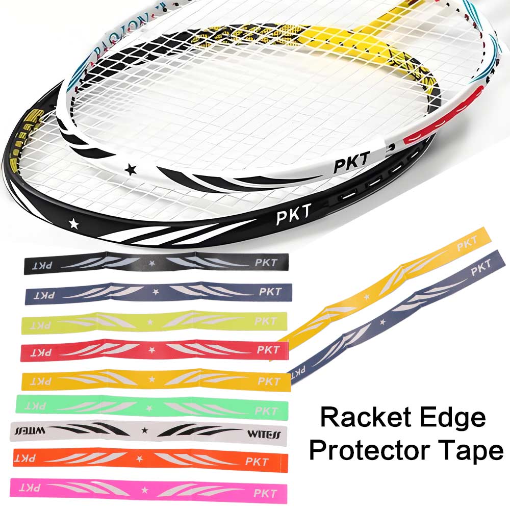 Scratch Prevent Badminton Racket Head Edge Protector Racquet Protective Sticker Tennis Racket
