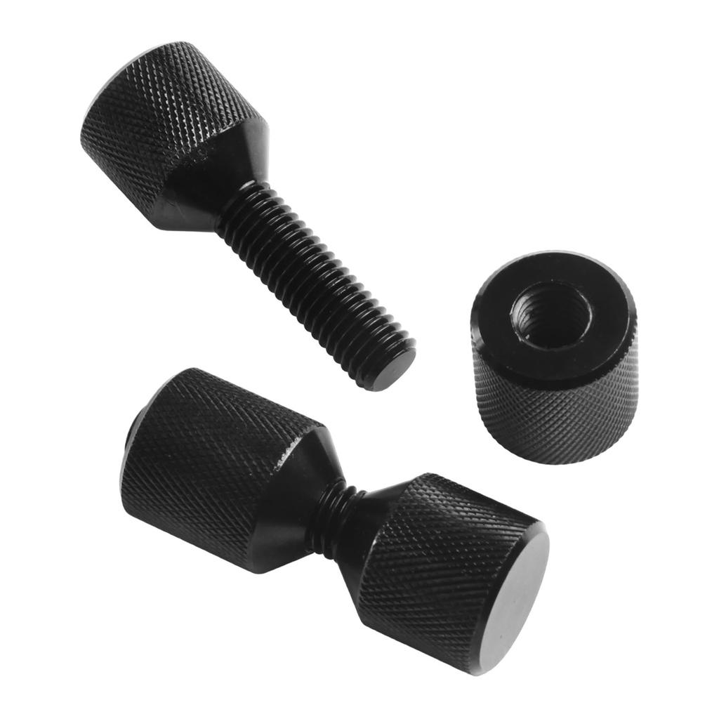 1-1/8 Zoll Aluminium-Flansch-Positionierungsstift mit 2 Löchern zur Rohrleitungsfluchtungs mit CNC-gefrästen Gewinden und ergonomischem Design