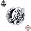 Avle 925 Sterling Silver English Letter Beaded Bracelet Beads