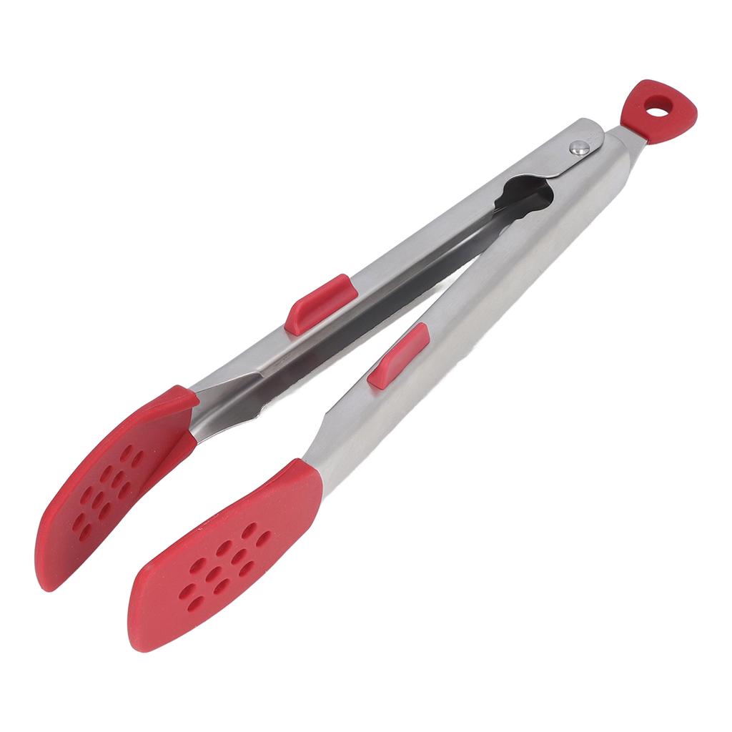 Food Tong Thickened 304 Stainless Steel Anti Slip Corrosion Resistant Barbecue Tongs for Restaurant