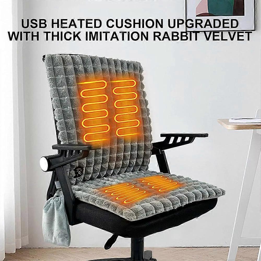 Office Chair Heating Pad, Heated Chair Pad Cushion for Full Back,Chair Car Seat