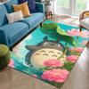 3D T-TotoroS Cartoon Anime Japan Teppich Teppich für Kunst Wohnzimmer Dekor Sofa Zuhause Schlafzimmer Geschenke Fans Teppichboden Rutschfeste Fußmatte