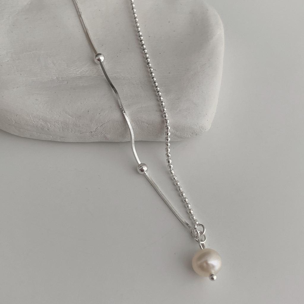 925 Silver Pearl Snake Chain Lucky Women's Hand Bracelets Top Quality Jewelry Korean Jewellery