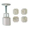 Moon Cake Moulds with 4 Different Stamps DIY Baking Mold for Mid-Autumn Festival