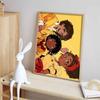 Disney Diamond Painting Full House Three Siblings Illustration 5D DIY Full Round Diamond Mosaic Cartoon Embroidery Art Painting Home Decoration