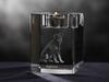 Jagdterrier – Candle holder with dog photo, crystal tealight holder | Art-Dog