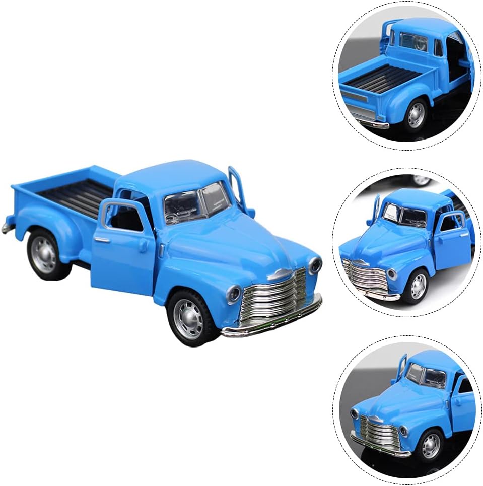 Die-cast Model Toys,Car Alloy Ford Pickup Trucks,Classical Vintage Metal Models,Dining Table Decorations, Home, Car, Office, Children, Gift Sky