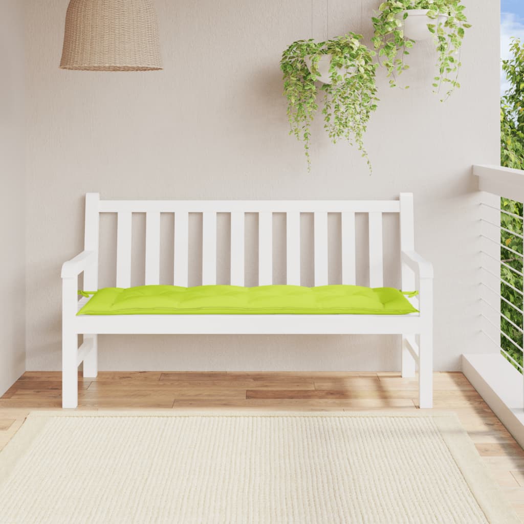 Garden Bench Cushion Light Green 150x50x7 Cm Oxford Fabric