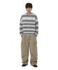 Opeunyadeu(Owai) Hairy Gradient Striped Knit - Black