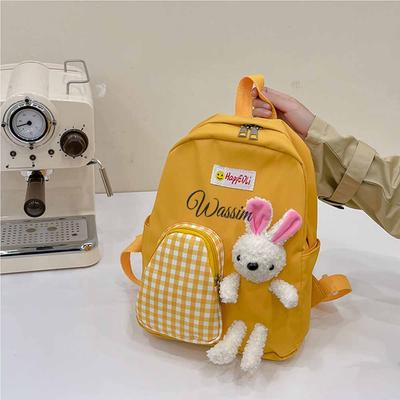 Nový dětský batoh Malý králíček, do školky, velkokapacitní kreslená taška, vlastní roztomilý módní jedinečný festivalový dárkový balíček