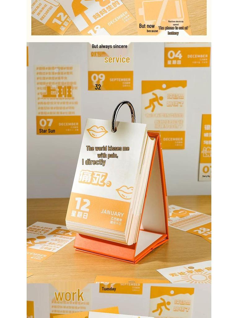 2025 Study Countdown Tear-off Calendar: Junior High & Postgrad Exam Planner