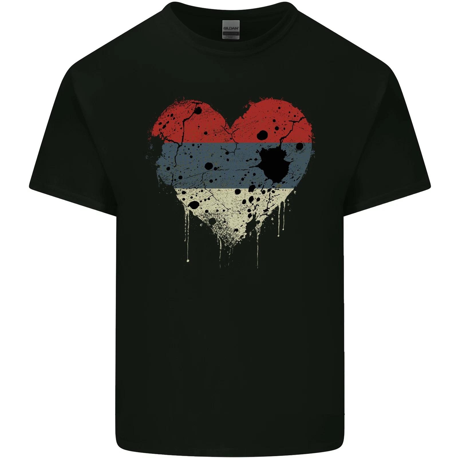 Love Flag Republika Srpska Football Kids T-Shirt Childrens L