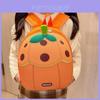 Letter Cherry Fruit Pattern Kids Backpack With Pvc Material For School And Outdoor Use