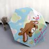 Sugarbunnies, Sanrio Automatic Open/Close Umbrella-Cute Umbrella with Cute Design, Portable 3-Fold Compact Umbrella for Men & Women, Hallowe