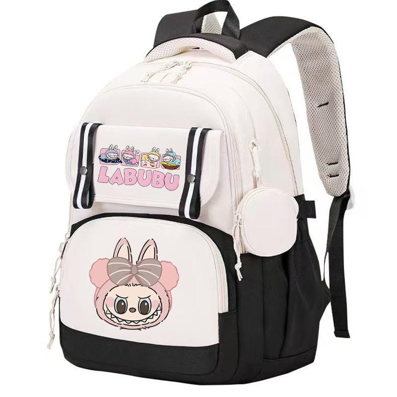 Cute Printed Backpack Teenager Student Shcoolbag Bookbag Knapsack Girl with Coin Purse Casual Bag Men Women Laptop Bag Mochila