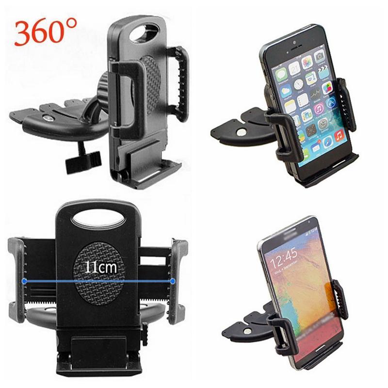 Univerzální Auto Cd Slot Držák Držák Stojanu Stojánek Pro Mobily Iphone Samsung