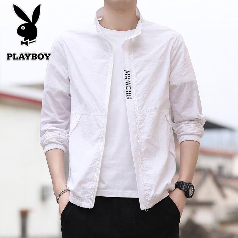 Playboy Men s Summer UV Protection Lightweight Fishing Jacket 3XL