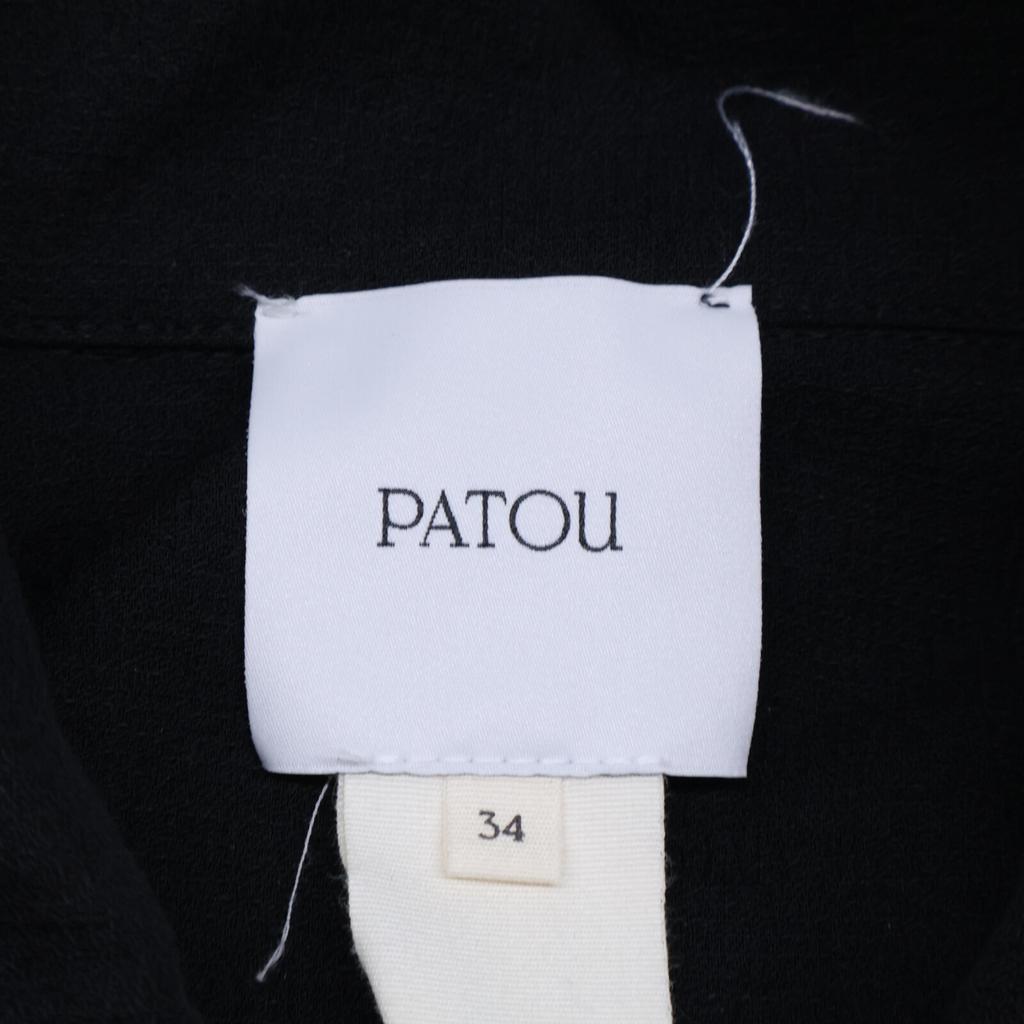 PATOU DR14201679998 Black Gold Buttons dress 34 blackUsed