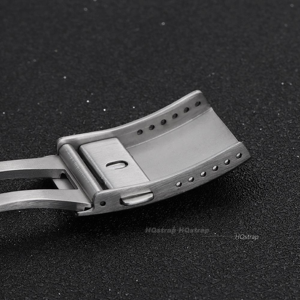 Massive Edelstahl-Uhrenschließe Faltschließe 18mm 20mm 22mm Herren Damen Uhrenschließe Universelles Ersatz-Uhrenarmband Zubehör