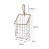 Hanging Storage Basket Rack Decors with Hook Shelf Holder for Dormitory